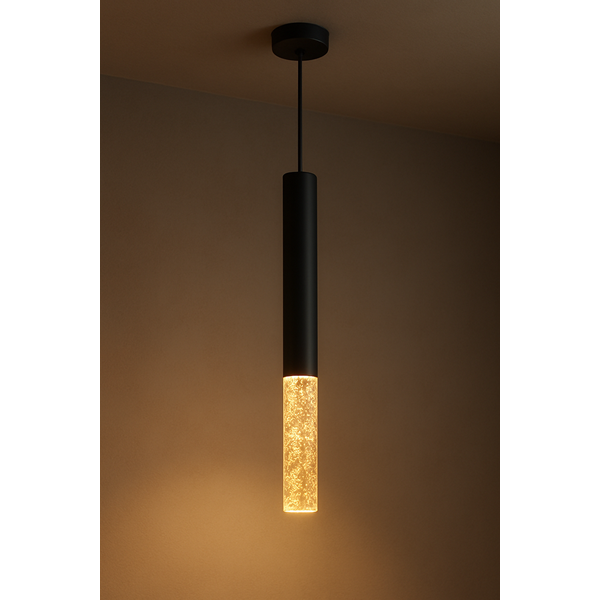 چراغ آویز استوانه ای 30315 آفتابی Lunor